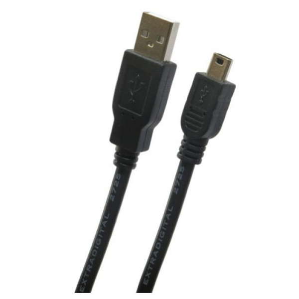 Extradigital кабель USB 2.0 AM – Mini USB Тип B 1,5м